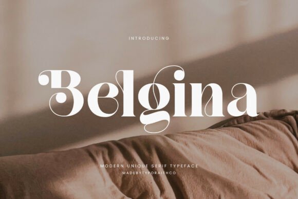 Belgina: A Modern Serif Font for Elegant Branding