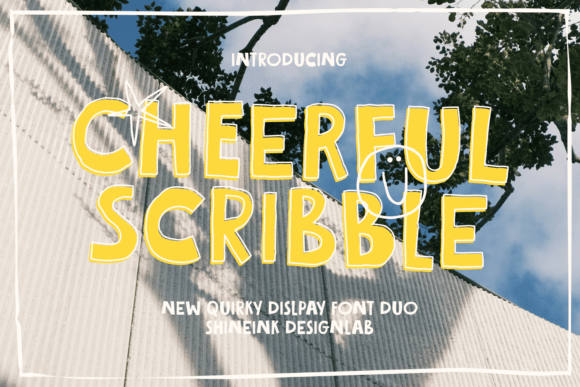 Cheerful Scribble: The Quirky Display Font Duo