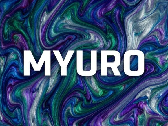 Myuro: A Display Font That Demands the Spotlight