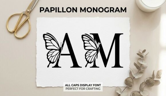 Papillon Monogram: When Typography Takes Flight