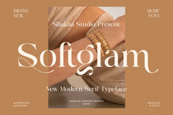 Softglam: The Serif Font for Modern Luxury Brands