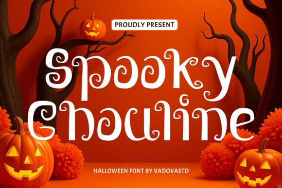 Spooky Ghouline: A Typeface for Wicked and Whimsical Designs