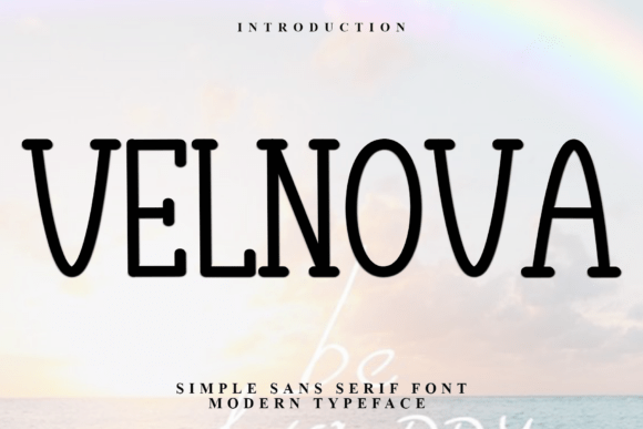 Velnova: A Festive Typeface for Holiday Magic